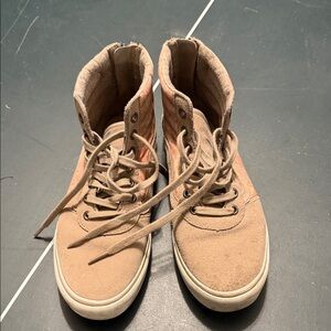 Vans Tan High-Top Sneakers